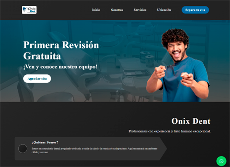 Página Web Clínica Dental